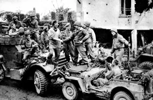 Forces Prints: The Allies meet at the closing of the Falaise Pocket, Fran