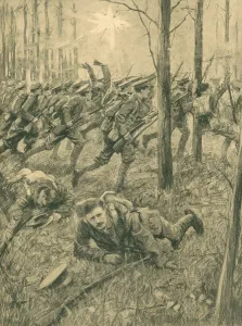 Drawn Prints: Allies Shoulder to Shoulder at Ypres