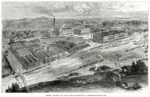 Trent Prints: Allsopps pale-ale brewery 1862