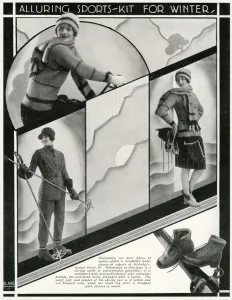 Jumper Prints: Alluring sports-kit for the winter 1929