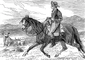 Nineteenth Prints: America. An Artist in the Far West. A Mormon Rancher