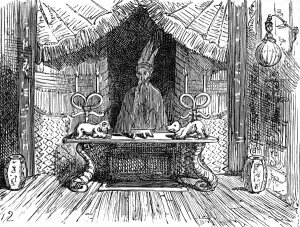 Animal Prints: America. The Chinese in San Francisco. A Joss-house, or Chin