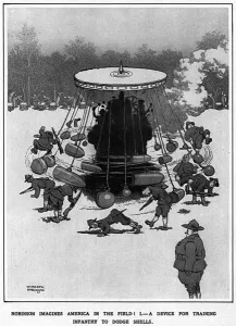 Device Prints: America in the Field by Heath Robinson, WW1