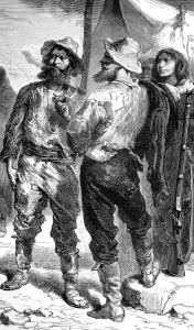 Miners Prints: America. Montana miners