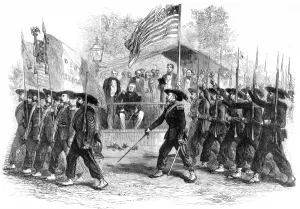 Frank Prints: American Civil War. Review of the Federal troops