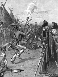 Indians Prints: American Indians. With the Blackfeet Indians, Pocklington s