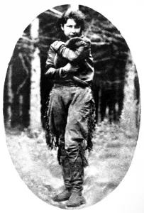 Indians Prints: American Indians. Grey Owls wife, Anahareo