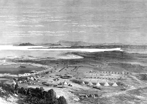 Fought Prints: American Indians. The Modoc War in America. Lake Tule, with