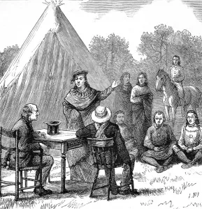 Indians Prints: American Indians, The Recent Wars with the Sioux Indians. Qu