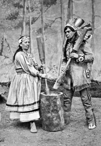 Indians Prints: American Indians. The Red Indian on show at Earls Court. M
