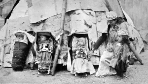 Indians Prints: American indians. The red indian on show in London. Domestic