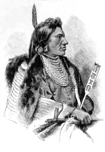 Indians Prints: American Indians. Sioux Chief