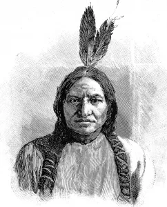 Indians Prints: American Indians. Sitting Bull