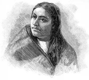 Indians Prints: American Indians. One of Sitting Bulls Wives