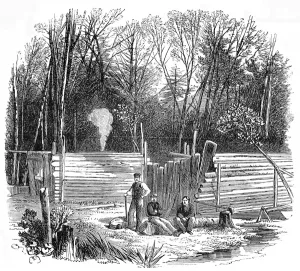 Camp Prints: American Indians. The Sugar Camp