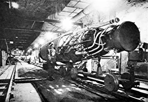 Under Ground Prints: American Soldier with a V-2 Rocket, Nordhausen; Second World