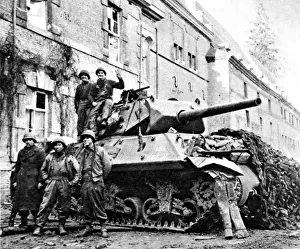Standing Prints: American Tank Destroyer at Stavelot; Second World War, 1944