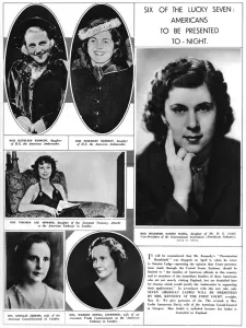Americans Prints: Americans presented at court, 1938