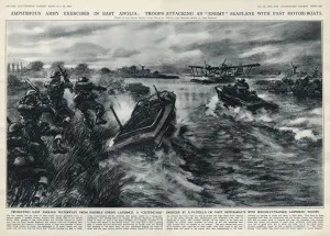 1941 Prints: Amphibious army exercises in East Anglia, 1941