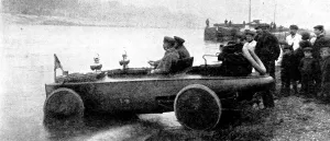 Regiment Prints: Amphibious Car, France, 1909