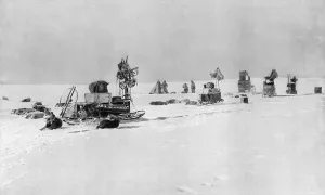 Antarctic Prints: The Amundsen Antarctic Expedition camping on the Level Barri