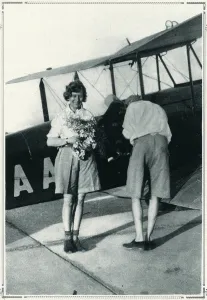 Shorts Prints: Amy Johnson solo flight London to Australia