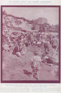 Goggles Prints: An anaglyph of a seaside scene