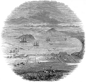 Clara Prints: Anchorage at Yerba Buena, San Francisco, 1846