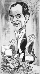 1955 Prints: Andrew Cavendish, Duke of Devonshire by Glan Williams