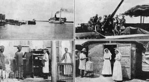 Mesopotamia Prints: Anglo-Indian forces on the Tigris during World War I