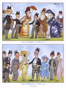 Fashion Prints: Angus Macpherson at Lords - changing fashions