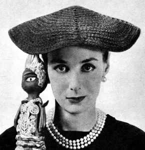 Straw Prints: Ann Michelle Hat Design, 1955