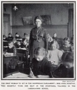 Norwegian Prints: Anna Rogstad in a Norwegian School