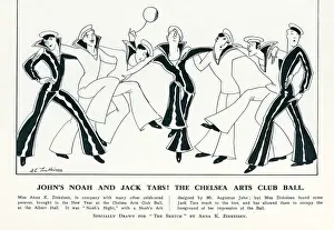 Suits Prints: Anna Zinkiesen - Johns Noah and Jack Tars! The Chelsea Arts Club Ball
