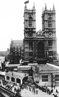 Images Dated 15th February 2012: Annexe built on Westminster Abbey for George V coronation