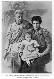 Rights Prints: Annie Besant with her daughter and granddaughter