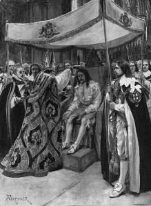 Abbot Prints: Anointing of Charles I