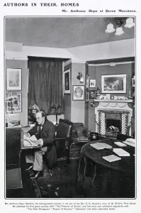 Interior Prints: Anthony Hope Hawkins (1863 - 1933), English novelist and playwright