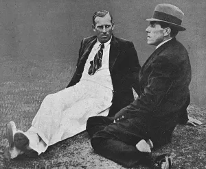 Waiting Prints: Anthony Wilding and Norman Brookes, tennis at Wimbledon
