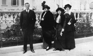 Anthony Prints: Anthony Wilding with society at Monte Carlo