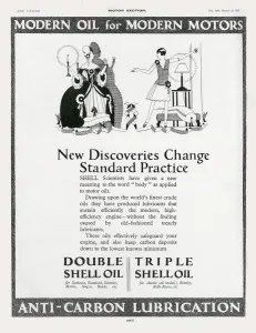 Fuel Prints: Anti-Carbon Lubrication Advertisement