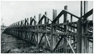 German Prints: Anti-tank barrier on the Belgian frontier, Sept 1939