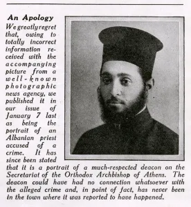 Mistaken Prints: Apology to Greek Orthodox priest alleged to have eaten wife