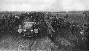 Move Prints: In the appalling, muddy conditions of Serbia, German motoris