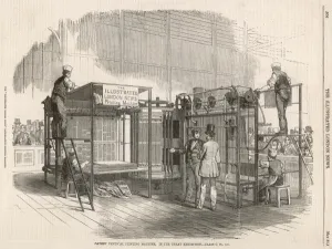 Presses Prints: Applegath vertical printing press