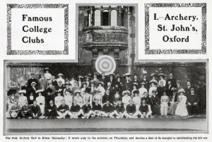 Group Prints: The Archery Club, St. Johns Collge, Oxford University