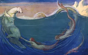 Ocean Prints: Arctic Antics, drawn by Webster Murray