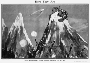 Mountainous Prints: Here They Are, by Bairnsfather