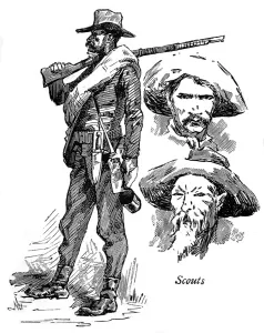 Images Dated 8th July 2004: US Army Scouts; Arizona, 1887