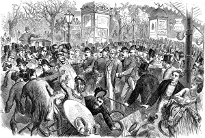 Cigarette Prints: Arrest of a suspected Prussian spy; Franco-Prussian War, 187